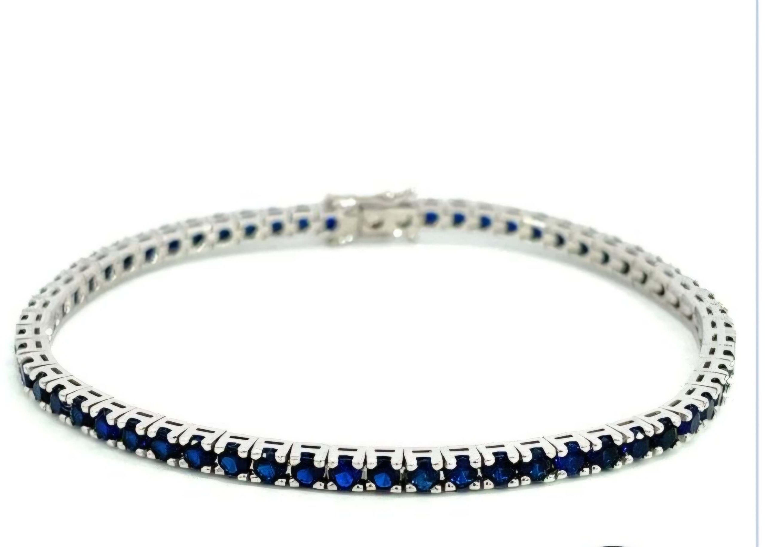Celestara Sapphire Line Bracelet