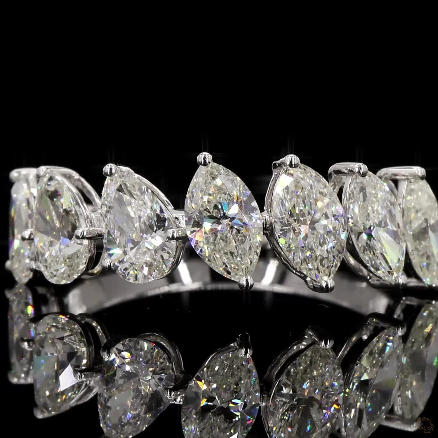 Marquise Radiant Crown Ring - Image 2