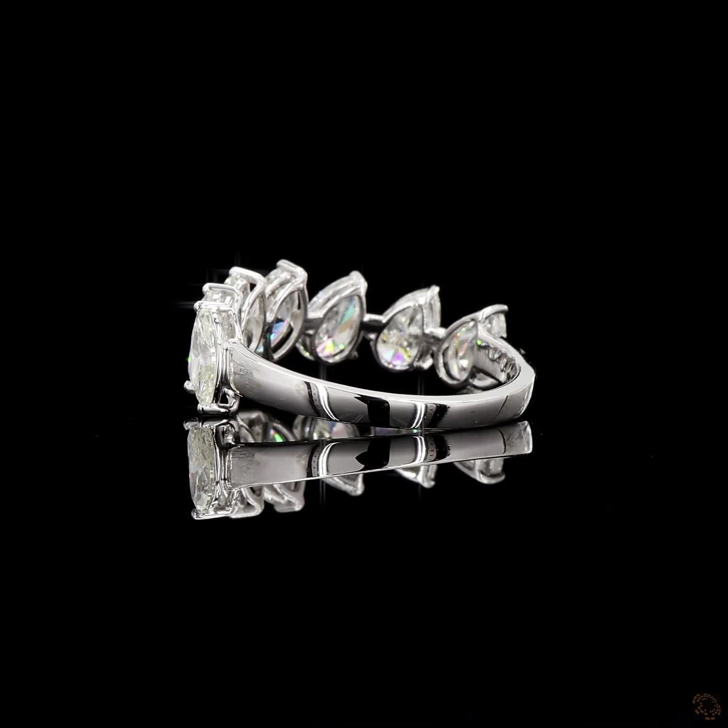 Marquise Radiant Crown Ring - Image 5