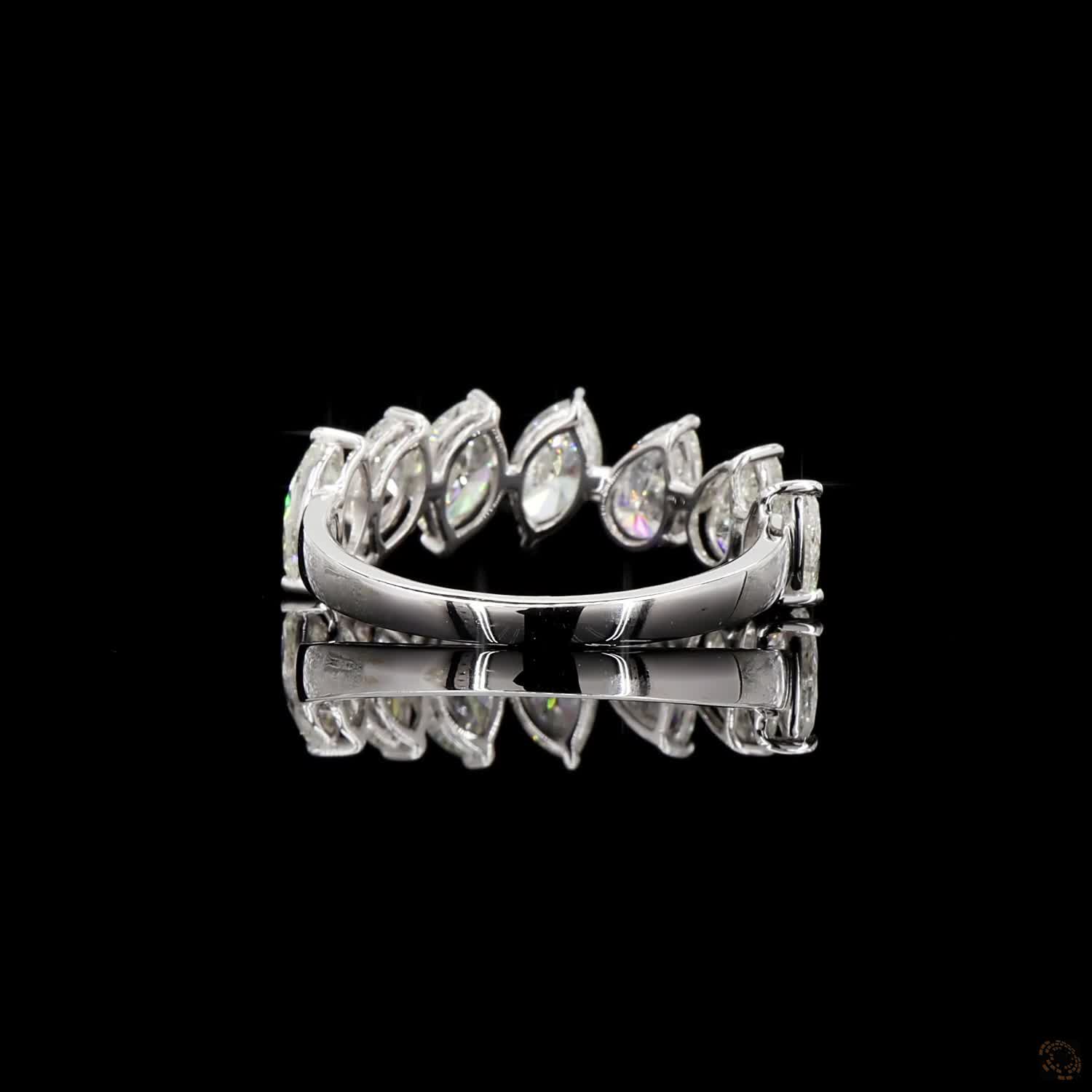 Marquise Radiant Crown Ring - Image 6
