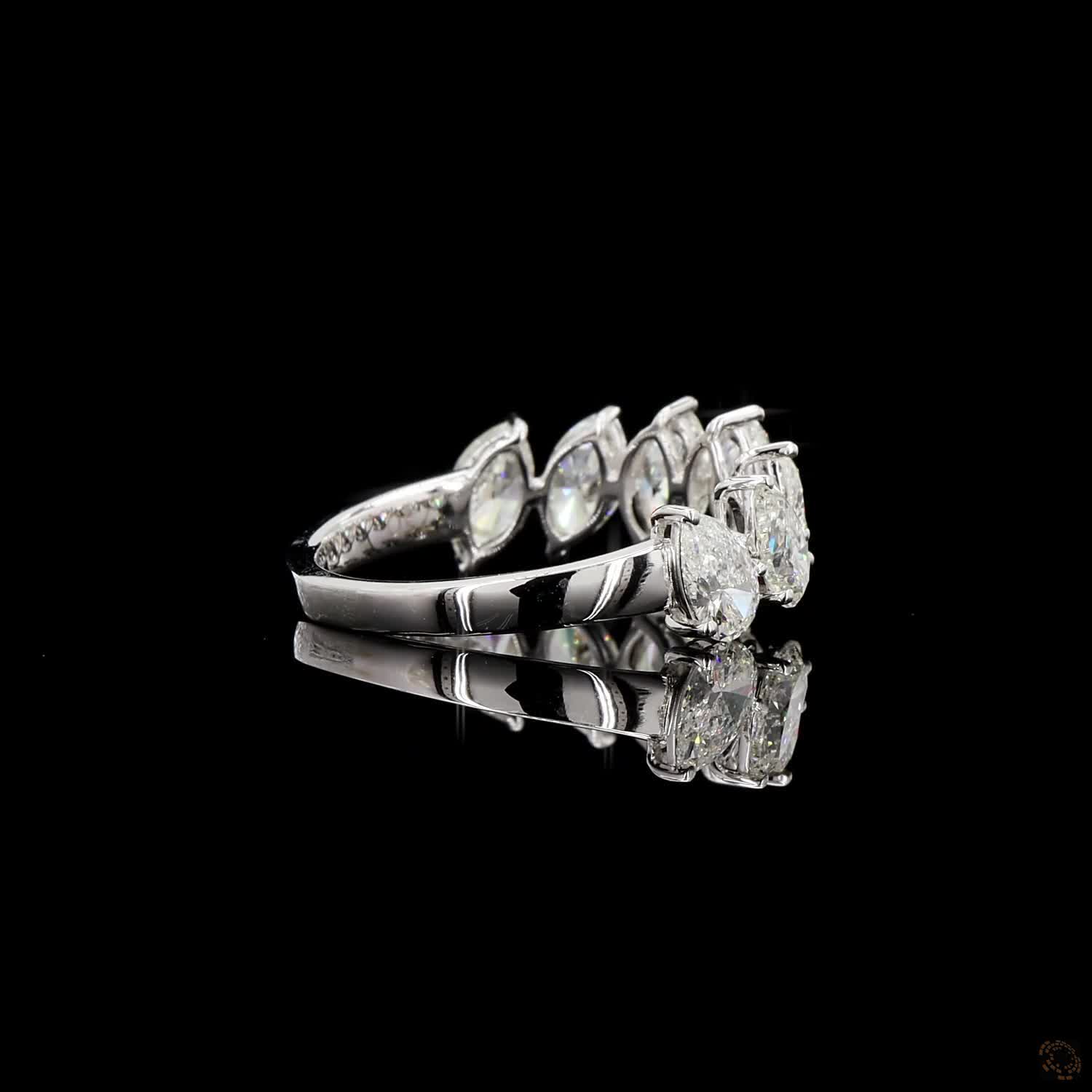 Marquise Radiant Crown Ring - Image 7