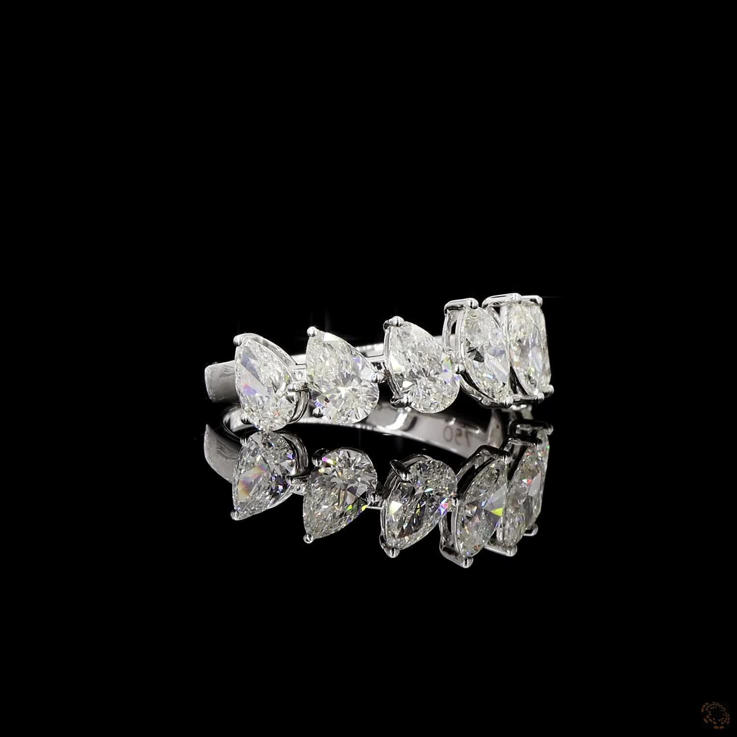 Marquise Radiant Crown Ring - Image 9