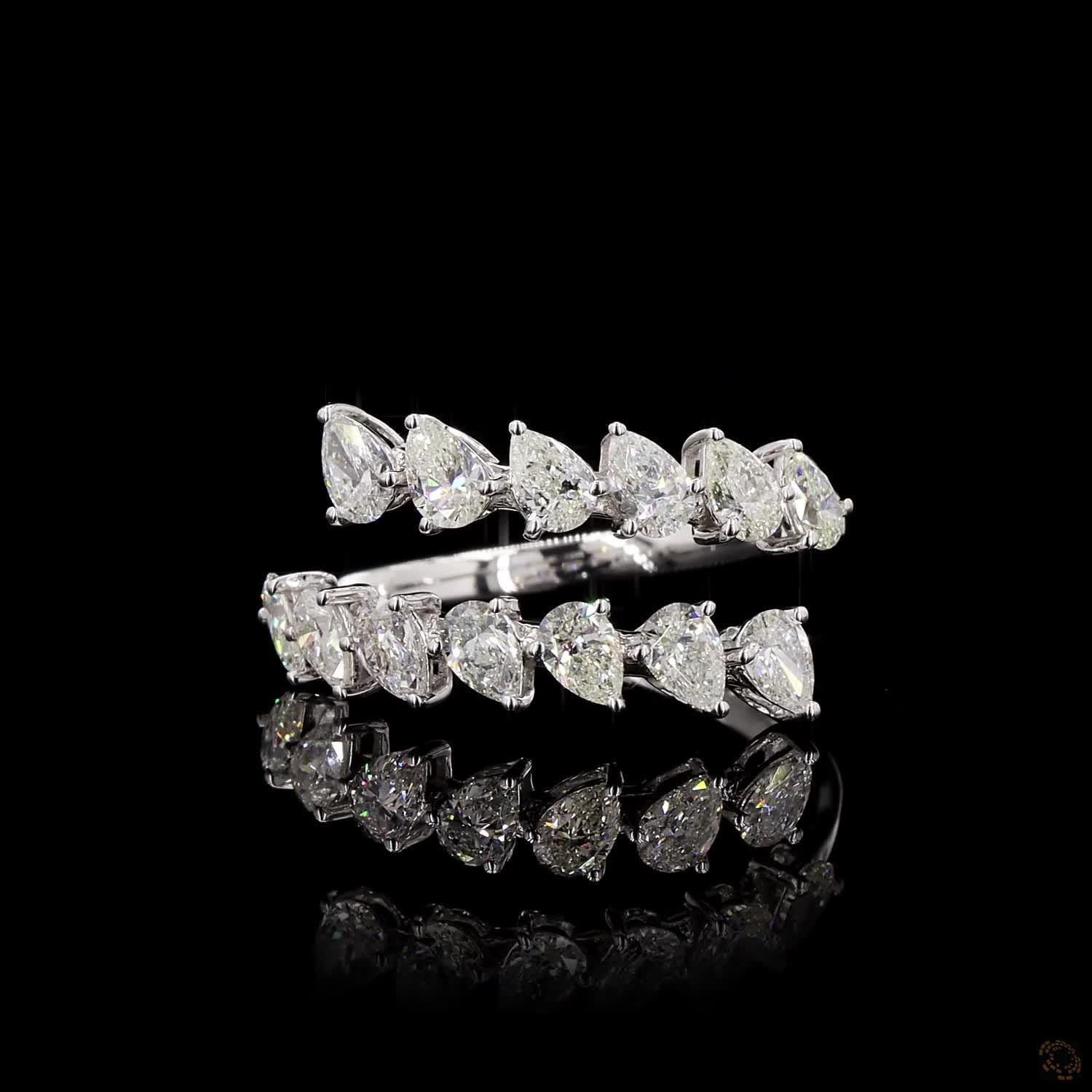 Celestara Pearline Arc Ring